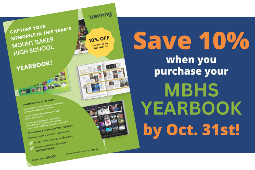 Get Your 2022-23 MBHS Yearbook | 10% off through Oct. 31st