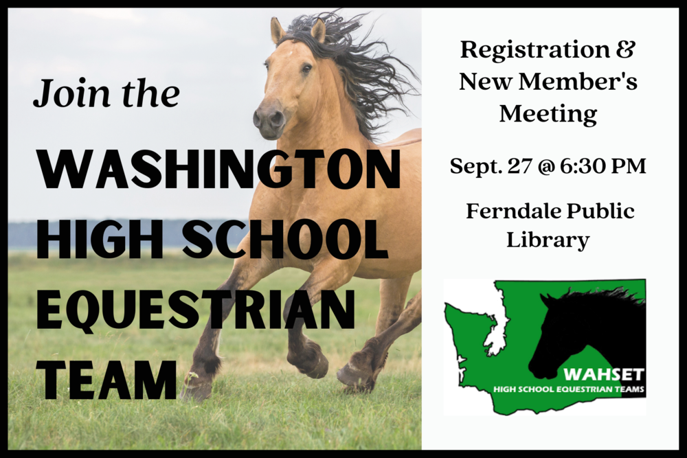 Washington High School Equestrian Team | Join Today