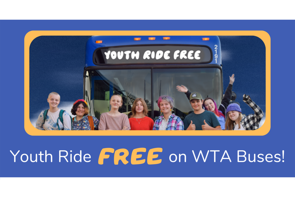 Youth Ride FREE on WTA Buses!