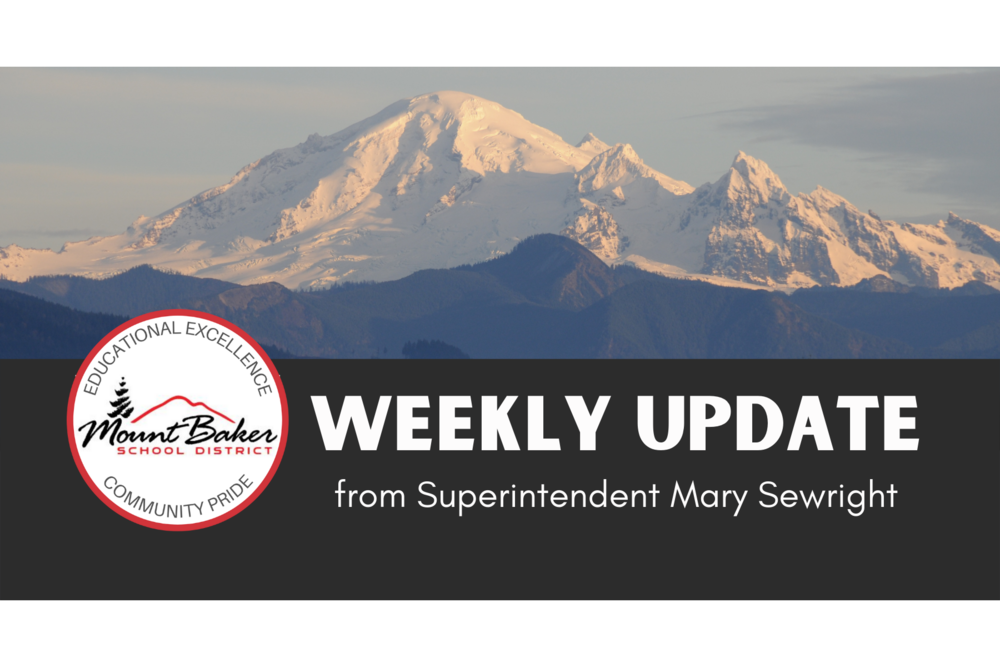 Weekly Update from the Superintendent