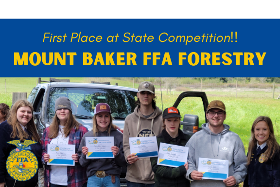 Mount Baker FFA Forestry Wins 1st at State