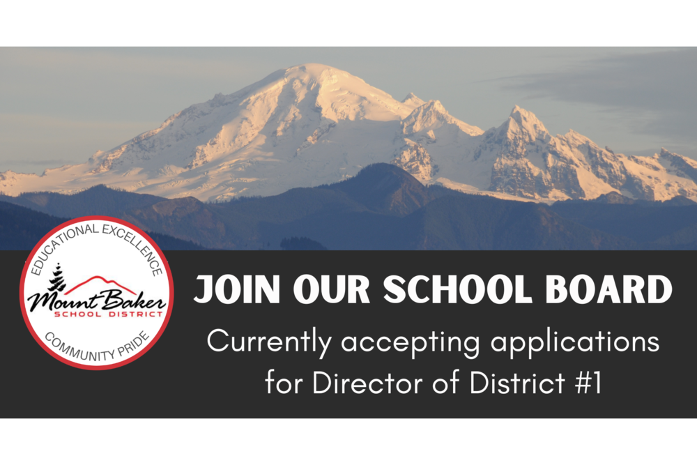 Join our School Board | Apply for Director of District #1