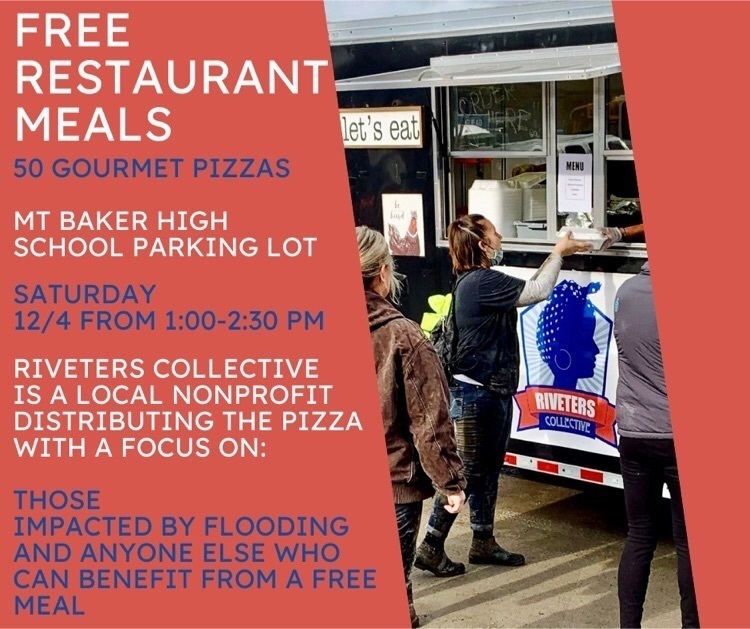 Free pizzas for flood victims