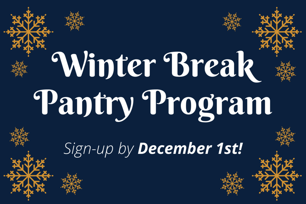 Winter Break Pantry Program