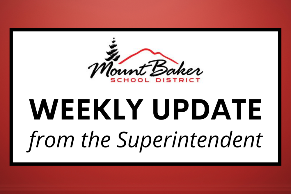 Weekly Update from the Superintendent