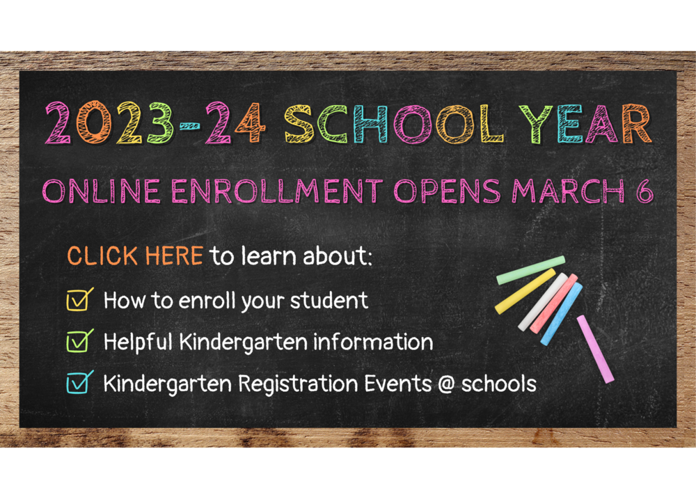 Online Enrollment Opens March 6th | 2023-24 School Year