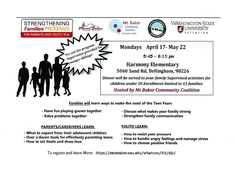 Strengthening Families Program flyer